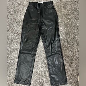 Abercrombie & Fitch curve love leather pants